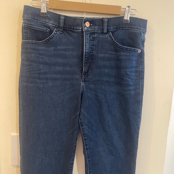 Express Womens Flare High Rise Stretch Hi Rise Jeans Size 10 R - Picture 7 of 13